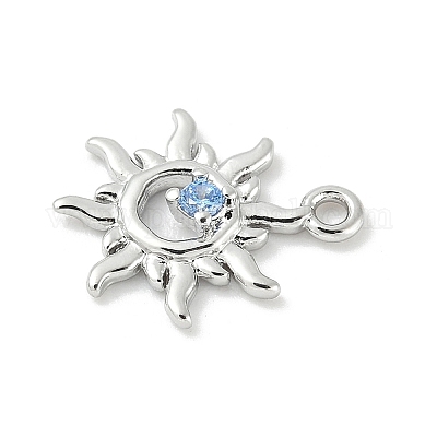 Латунные микро проложить кубического циркония подвески KK-M326-20C-P-1