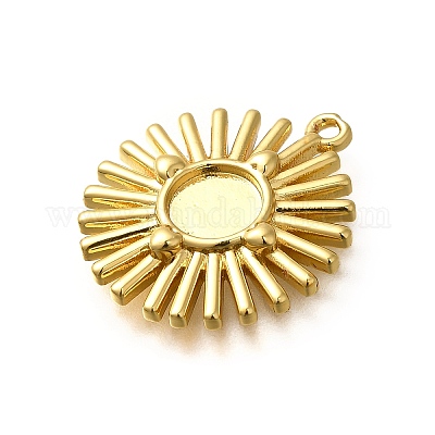 Сеттинги для кулона (кабошонов) KK-M313-19G-1