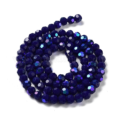 Непрозрачное стекло бисер нитей EGLA-A035-P6mm-L09-1