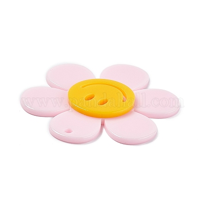 Непрозрачной акриловые большие подвески OACR-P012-B03-1