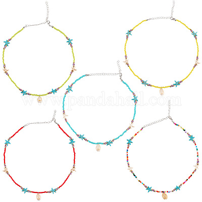 5 шт. 5 цвета NJEW-CY0001-04-1