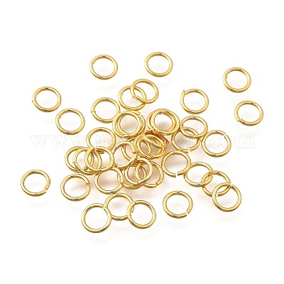 Латунные кольца прыжок открыт KK-B147-03D-G-1