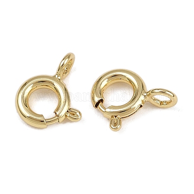 Латунная застежка пружинного кольца KK-A257-13A-G-1