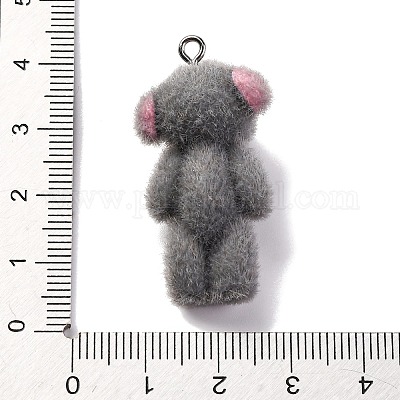 Кулоны из флокированной смолы RESI-Q011-02C-1