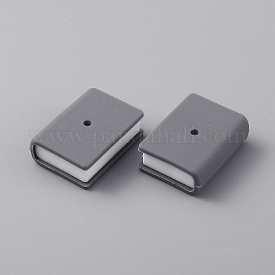 Силиконовые бусины в форме книги&nbsp;LS-SIL-WH0002-93N-1