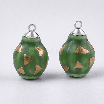 Фарфора ручной работы подвески PORC-T002-116B-1