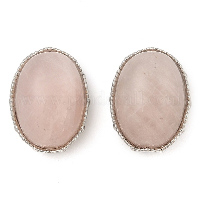 Многожильные звенья из розового кварца KK-M304-03P-04-1