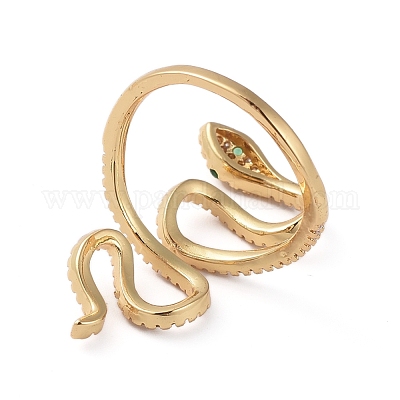 Регулируемые латунные кольца для пальцев X-RJEW-G096-40G-1