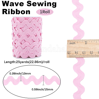 Лента из полиэстерового волнистого кружева&nbsp;OCOR-GF0004-36A-01-1