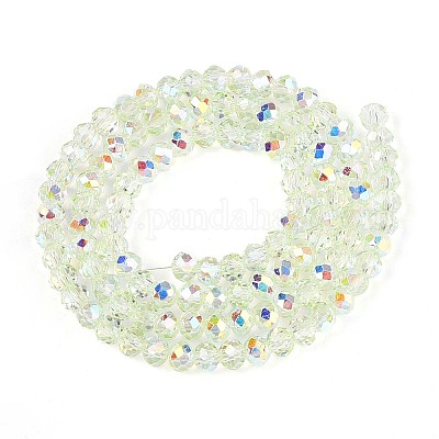 Прозрачные стеклянные бусины EGLA-N016-3mm-06-1