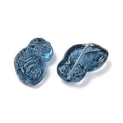 Прозрачные стеклянные бусины DGLA-E004-06G-1