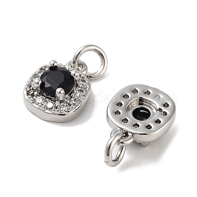 Квадратные медные микро проложить кубических подвески диоксида циркония KK-B102-09P-1