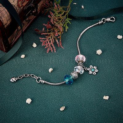 Латуни европейский браслет стиль делает&nbsp;MAK-SC0001-09-1