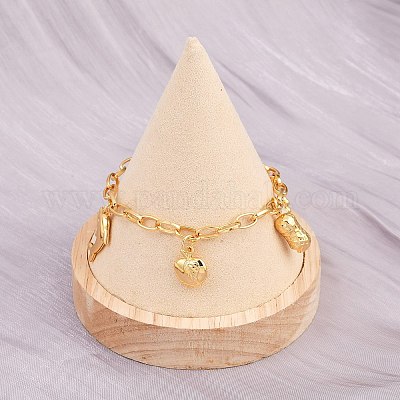 Браслеты с подвесками из нержавеющей стали 304 BJEW-D359-01G-1