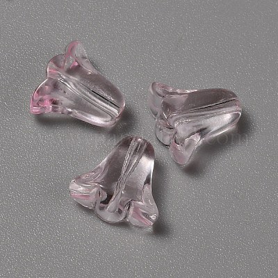 Полупрозрачные стеклянные бусины&nbsp;GLAA-WH0038-08D-1