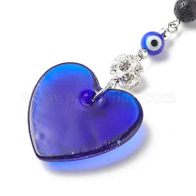 Ручная работа лэмпворк подвеска от сглаза HJEW-JM00791-02-1