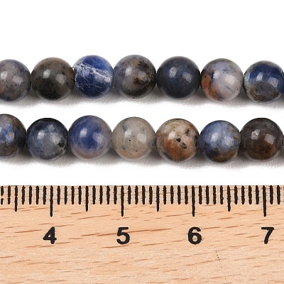 Природный содалит бисер нитей&nbsp;G-D481-12A-1