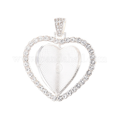 Сеттинги для кулона(кабошонов) X-PALLOY-S107-004S-RS-1