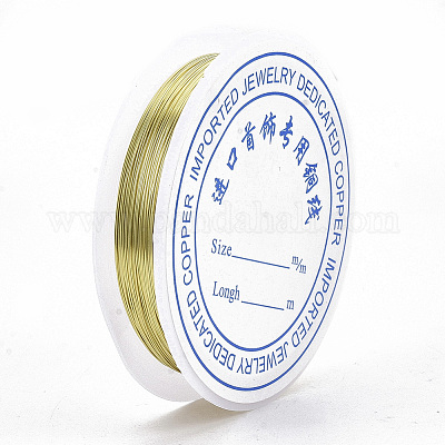 Круглая медная проволока для ювелирных изделий CWIR-S002-0.3mm-02-1