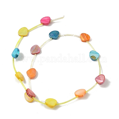 Нити бусин из натуральных пресноводных ракушек SHEL-K006-52A-1