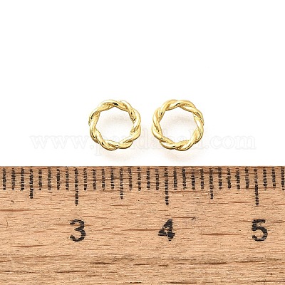 Латунные бусины KK-K398-07A-G-1