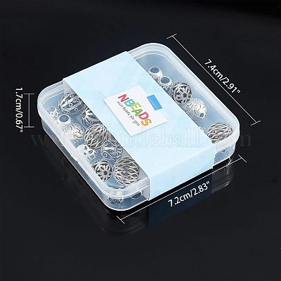 Наборы бусин из латуни и сплава KK-NB0001-25AS-1