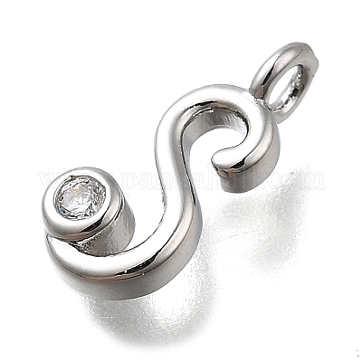 Латунные микро проложить кубического циркония подвески KK-B132-12P-S-1