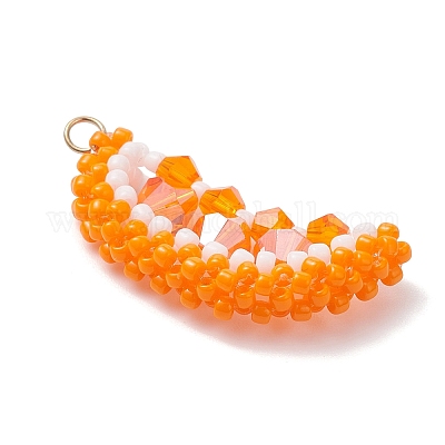 Подвески из оранжевого стекла Toho PALLOY-MZ01125-1