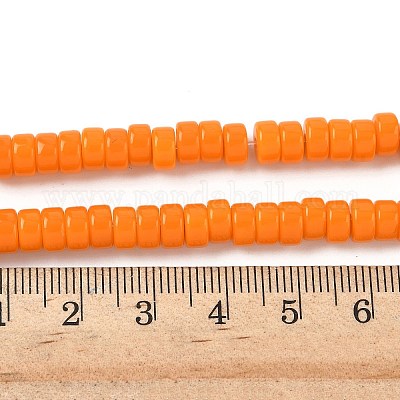 Непрозрачное стекло бисер нитей GLAA-I060-01G-1