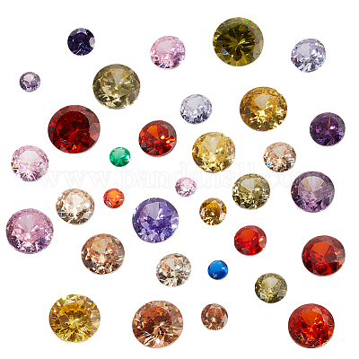 Кабошоны кубического циркония 104шт. ZIRC-PH0001-51-1