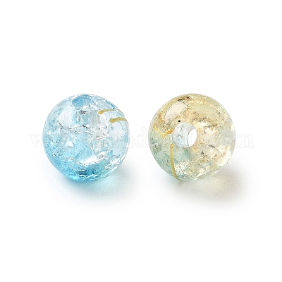 Прозрачных бусин акриловые треск DACR-D300-01A-8mm-1