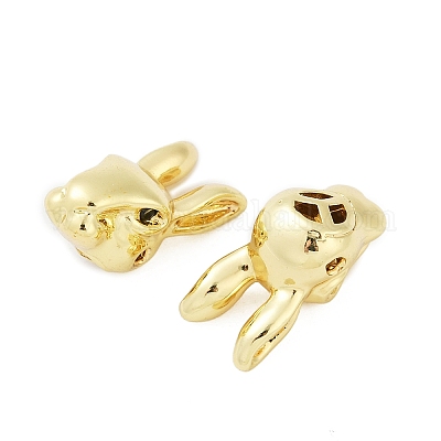 Латунные микро проложить кубического циркония бусы KK-L235-03G-1