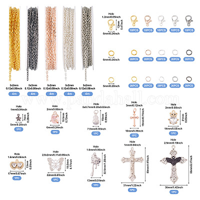 Набор для самостоятельного изготовления подвесок и ожерелий DIY-TA0013-04-1