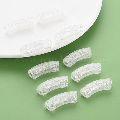 Прозрачных бусин акриловые треск CACR-S009-001B-NA-1