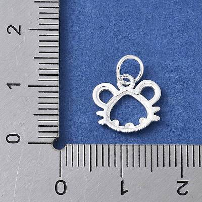 925 подвеска в виде китайского зодиака из стерлингового серебра STER-P066-02S-01-1