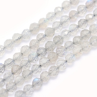 Природные лабрадорита бисер нитей G-O166-22-3mm-1
