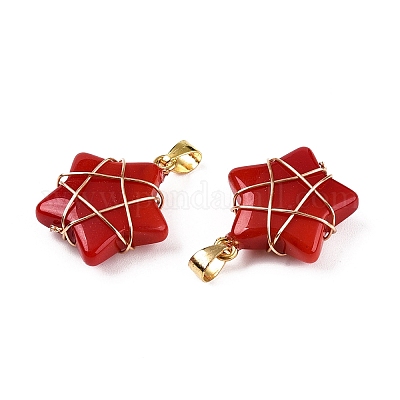 Подвески lampwork GLAA-T023-06C-1