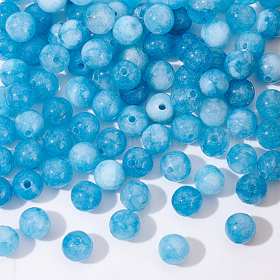 Нити из натурального голубого кварца G-NB0003-69-1