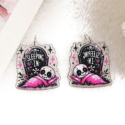 Хэллоуин акриловые подвески PW-WGEF461-04-1