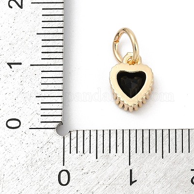 Латунные микро проложить кубического циркония подвески KK-H204-01KCG-04-1