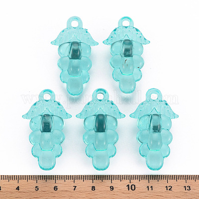 Осенняя тема прозрачные акриловые бусины TACR-S154-60B-946-1