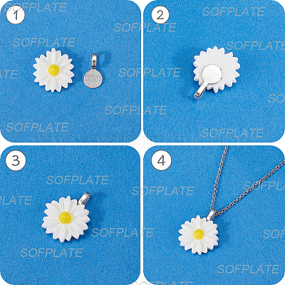 120 шт. сплав клея на плоских подставках для подвески FIND-SP0001-88P-1