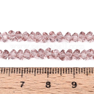 Прозрачные стеклянные бусины GLAA-N018-4mm-25-1