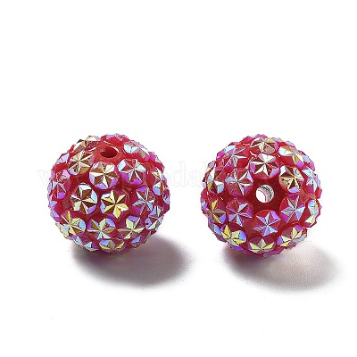 Акриловые стразы шарики бусины OACR-A035-01D-1