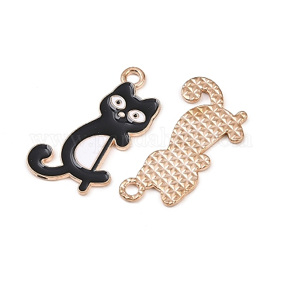 Подвески из эмали и сплава ENAM-K082-01A-KCG-1