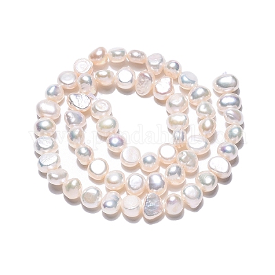 Нити из натурального культивированного пресноводного жемчуга PEAR-N014-06F-01-1