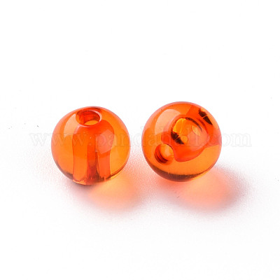 Прозрачные акриловые бусины MACR-S370-A8mm-726-1