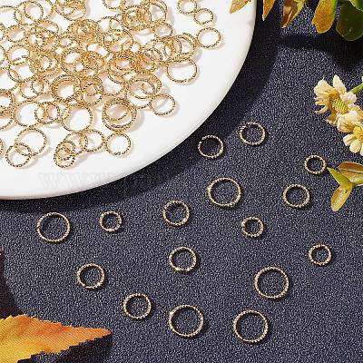 150 шт. 3 стильных латунных открытых соединительных кольца KK-BBC0004-52-1