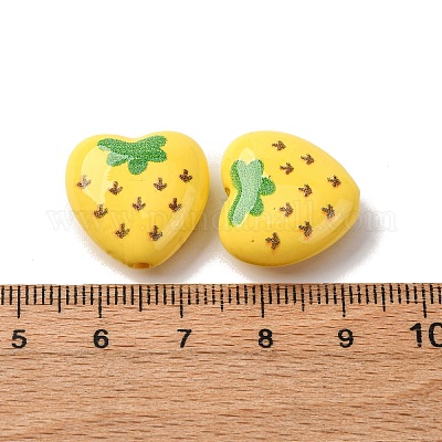 Непрозрачные акриловые бусины X-MACR-V001-01B-1