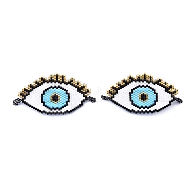 Бисер ручной работы звенья соединители SEED-I012-19-1